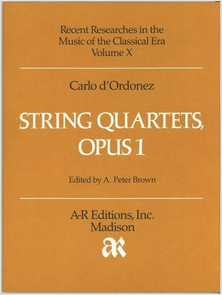 Ordonez: String Quartets, Opus 1