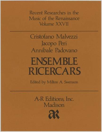 Padovano/Malvezzi/Peri: Ensemble Ricercars