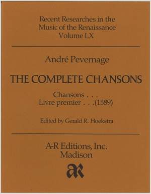 Pevernage: Chansons, livre premiere