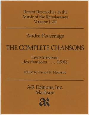 Pevernage: Livre troisième des chansons