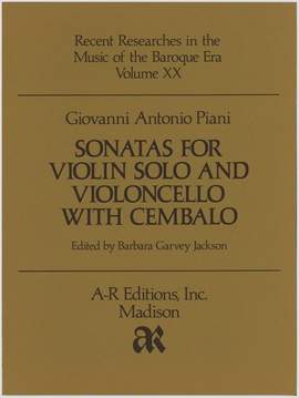Piani: Sonatas for Violin