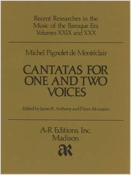 Montéclair: Cantatas for One and Two Voices