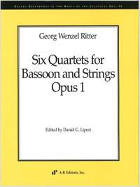 Ritter: Six Quartets for Bassoon and Strings, Op. 1