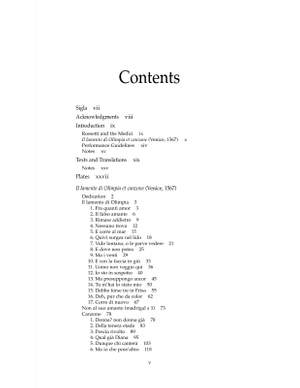Rossetti: Il lamento di Olimpia et canzone (Venice, 1567)