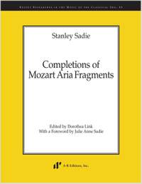 Sadie: Completions of Mozart Aria Fragments