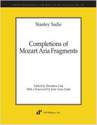 Sadie: Completions of Mozart Aria Fragments