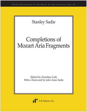 Sadie: Completions of Mozart Aria Fragments