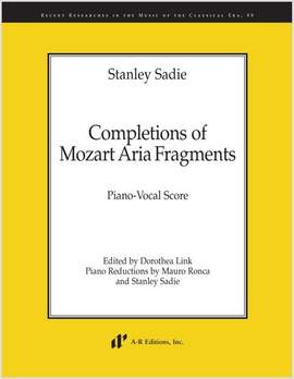 Sadie: Completions of Mozart Aria Fragments (KV)