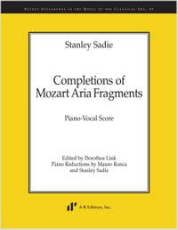 Sadie: Completions of Mozart Aria Fragments (KV)