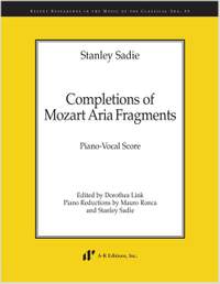 Sadie: Completions of Mozart Aria Fragments (KV)
