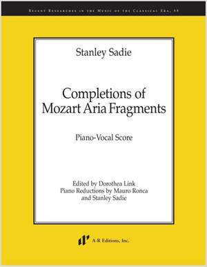 Sadie: Completions of Mozart Aria Fragments (KV)