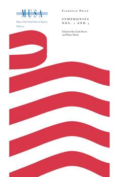 Florence Price: Symphonies Nos. 1 and 3
