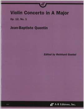 Quentin: Violin Concerto in A Major, Op. 12, No. 1