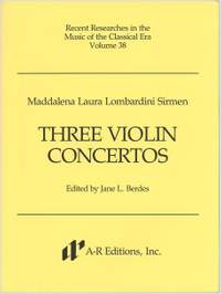 Sirmen: Three Violin Concertos