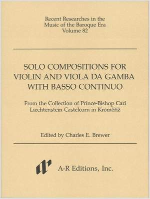 Solo Compositions for Violin and Viola da gamba with Basso continuo