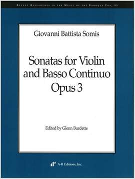 Somis: Sonatas for Violin and Basso continuo, Opus 3