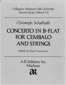 Schaffrath: Concerto in B-flat for Cembalo and Strings