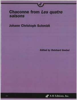 Schmidt: Chaconne from Les quatre saisons