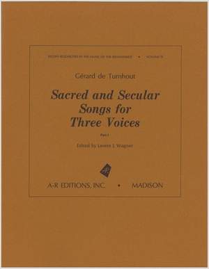Turnhout: Sacred and Secular Songs for Three Voices, Part 1
