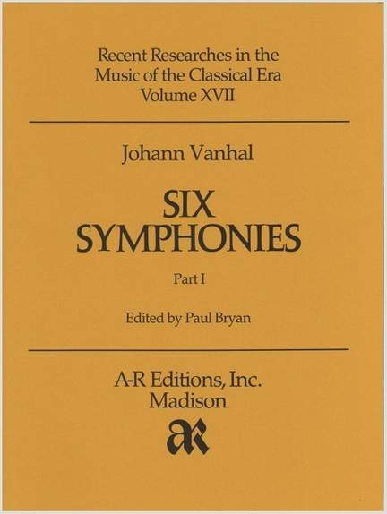 Vanhal: Six Symphonies, Part 1