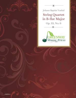 Vanhal: String Quartet in B-flat Major, Op. 33, No. 6