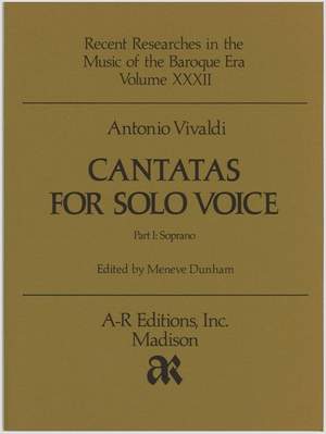 Vivaldi: Cantatas for Solo Voice, Part 1