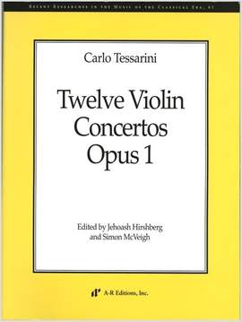 Tessarini: Twelve Violin Concertos, Op. 1