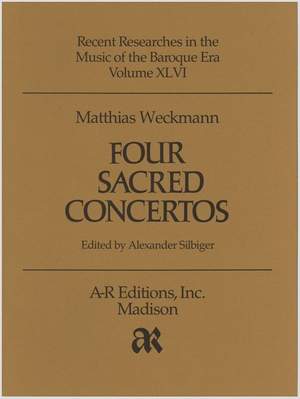 Weckmann: Four Sacred Concertos