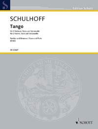 Schulhoff, E: Tango