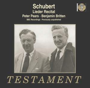 Schubert: Lieder Recital Product Image