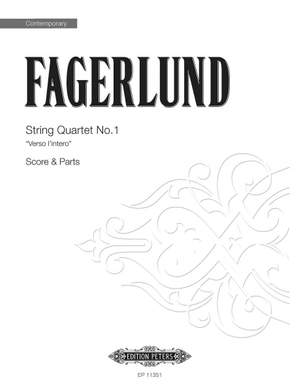 Fagerlund, Sebastian: String Quartet No. 1 (score & parts)