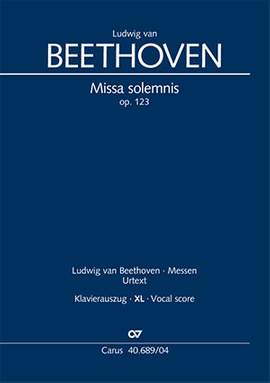 Beethoven: Missa solemnis (Op.123; DDur)