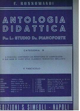 Florestano Rossomandi: Antologia didattica cat. B. Vol.5