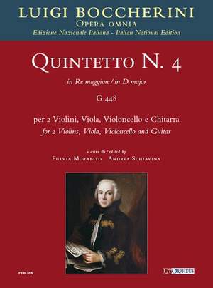 Luigi Boccherini: Quintetto No. 4 in Re maggiore (G448)