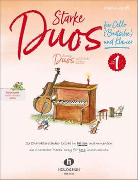 Groß, K: Starke Duos für Cello (Bratsche) und Klavier