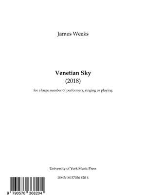 James Weeks: Venetian Sky