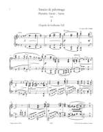 Liszt, Franz: Années de Pèlerinage Part I, “Première année: Suisse” Product Image