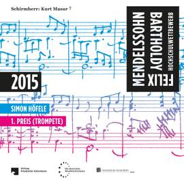 Hindemith, Berio, Antheil & Bertelsmeier: FMBHW 2015 - Simon Höfele - 1. Preis (Trompete)