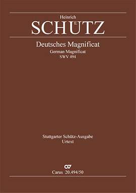 Schütz: Deutsches Magnificat. "Meine Seele erhebt den Herrn" SWV 494