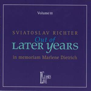 Haydn, Beethoven, Chopin, Scriabin, Debussy & Ravel: Out of Later Years, Vol. III