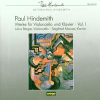 Hindemith: Werke für Violoncello & Klavier, Vol. 1