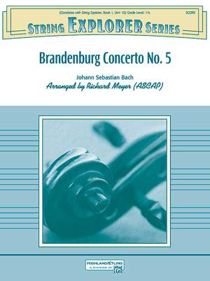 Bach, J S: Brandenburg Concerto No 5 (s/o score)