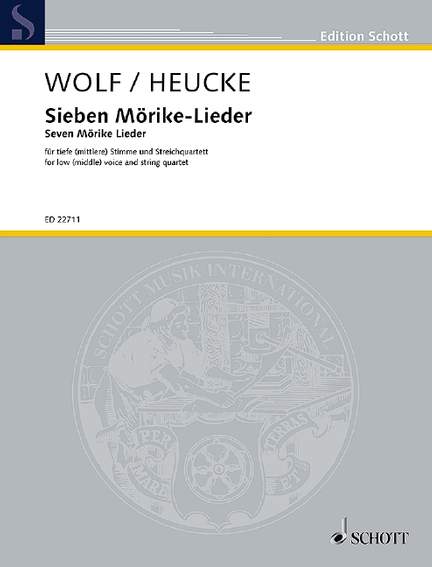 Wolf, H P J: Seven Mörike Lieder