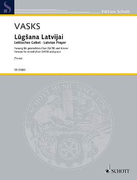 Vasks, P: Lūgšana Latvijai