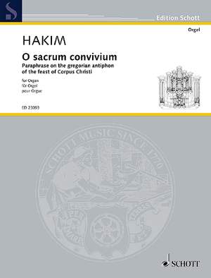 Hakim, N: O sacrum convivium