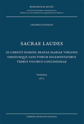 Alessandro Casari: Sacrae laudes - tribus vocibus concinendae