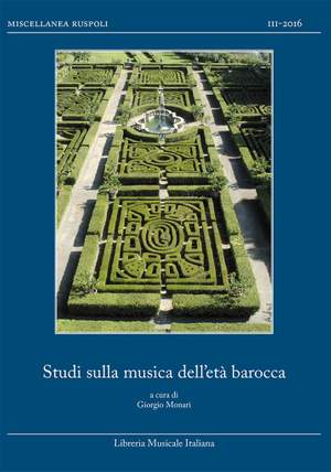 Giorgio Monari: Studi sulla musica dell'età barocca