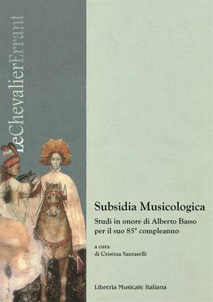 Cristina Santarelli: Subsidia Musicologica