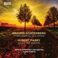 Brahms: Piano Quartet in G Minor (orch. Schoenberg)