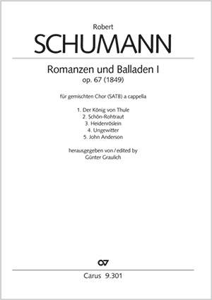 Schumann: Romanzen und Balladen I op. 67